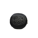thumbnail mini limited bucket chain bag with pearl in leather black ghw seri 31 - L'UXE LINK