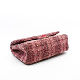 thumbnail Tweed Quilted Resin Pink 2.55 Reissue 225 Double Flap Bag PHW Seri 27 - L'UXE LINK