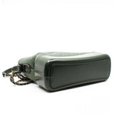 thumbnail Medium Gabrielle In Two Tone Green Quilted Aged Calfskin Leather Hobo Bag Seri 25 - L'UXE LINK