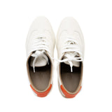 thumbnail quick sneaker in leather white/orange #41 - L'UXE LINK