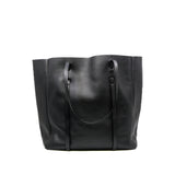 thumbnail Everyday Black Calfskin Tote Bag M - L'UXE LINK
