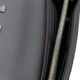 thumbnail Capucines In Metallic Python And Leather Flap Snap Wallet PHW - L'UXE LINK