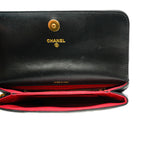 thumbnail 19 Bag In Black Lambskin Quilted Flap Clutch Multi Hardware Seri 31 - L'UXE LINK