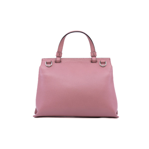 pink tote with handle bag
