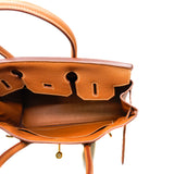 thumbnail birkin 30 in togo gold ghw A stamp