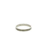 thumbnail Small Model Love Ring In White Gold With Diamonds Size 53 - L'UXE LINK