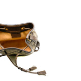 thumbnail small bucket tote in GG canvas ghw