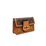 thumbnail mini dauphine in monogram reverse canvas ghw #