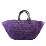 thumbnail tote woven purple - L'UXE LINK