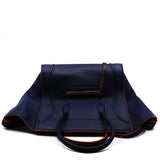 thumbnail luggage mm in navy/red - L'UXE LINK