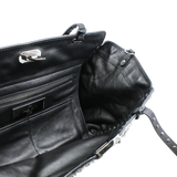thumbnail Studded Rockstud Tote Black - L'UXE LINK