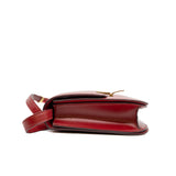 thumbnail medium classic box in gloss leather red ghw - L'UXE LINK