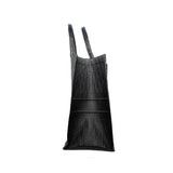 thumbnail large book tote in calfskin black