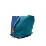 thumbnail picotin 18cm tc deep blue mix blue jeans D stamp - L'UXE LINK
