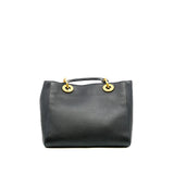 thumbnail Medium Lady Dior Wheel Of Fortune Black Printed Leather Handbag GHW With Strap - L'UXE LINK