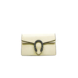 thumbnail Mini Dionysus Super White Leather Shoulder Bag PHW - L'UXE LINK