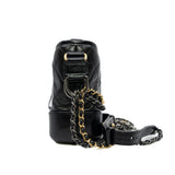 thumbnail Quilted Small Gabrielle Hobo Black Calfskin Mixed Hardware Seri 25 - L'UXE LINK