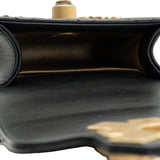 thumbnail Resin And Pearl Black Calfskin Quilted CC Flap Bag GHW Seri 30 - L'UXE LINK