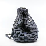 thumbnail Medium CC Shopping Scale Effect Denim Tote PHW Seri 22 - L'UXE LINK