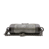thumbnail Leboy Small Grey Lambskin Galuchat Stingray Bag PHW Seri 27 - L'UXE LINK