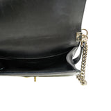 thumbnail Medium Leboy Iridescent/Black Lambskin/PVC Chevron Flap Bag PHW Seri 24 - L'UXE LINK