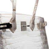 thumbnail Birkin 30 in Crocodile Himalaya Stamp B Phw 2024 - L'UXE LINK