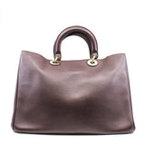thumbnail Large Diorissimo In Burgundy Calfskin Leather GHW With Strap - L'UXE LINK