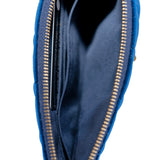 thumbnail Reissue 2.55 Small O-Case Pouch Velvet Blue Ghw Seri 29 - L'UXE LINK