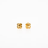 thumbnail Brass earring In ghw - L'UXE LINK