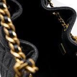 thumbnail small 25 bag in black washed denim #HG33XXXX ghw