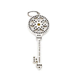thumbnail Round Kaleidoscope Key diamond/yellow Pendant in pt950/au750 - L'UXE LINK