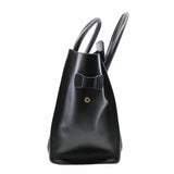 thumbnail LUGGAGE BAG MICRO LEATHER WHITE BLACK GHW - L'UXE LINK