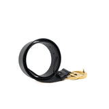 thumbnail gg wide belt in leather black ghw #65/26