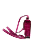 thumbnail Micro Constance L3 Rose Pourpre Crocodile PHW Stamp T