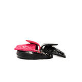 thumbnail Belt In Love Black And Pink In Patent Leather Quilted Double Mini Flap Waist Bag Seri 29 - L'UXE LINK