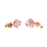 thumbnail Rose Dior Pré Catelan Rose Gold/Pink Quartz Earrings - L'UXE LINK