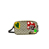 thumbnail denim pochette in monogram green phw