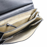 thumbnail Faye medium suede mix leather black ghw - L'UXE LINK