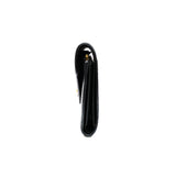 thumbnail Victorine Wallet in leather black ghw - L'UXE LINK