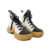 thumbnail Archlight High Top Sneakers White/Black Leather Size 38 - L'UXE LINK