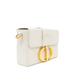thumbnail small 30 Montaigne with strap in leather white ghw 2020
