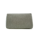 thumbnail steeple 25 bag in black leather & grey fabric b stamp