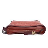 thumbnail gabrielle medium in lambskin pumkin/red seri25 - L'UXE LINK