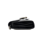 thumbnail dionysus wallet on chain leather in black PHW with crystal