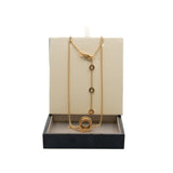 thumbnail B.zero1 18K Rose Gold Small Round Pendant Necklace - L'UXE LINK