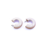 thumbnail Fusion PM Lacquer Wood Earrings PHW - L'UXE LINK