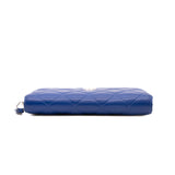 thumbnail zipped wallet in blue lambskin phw seri27