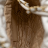 thumbnail mini 22bag in calfskin white ghw #CU1EXXXX - L'UXE LINK