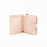 thumbnail orange beige compact buckle wallet - L'UXE LINK
