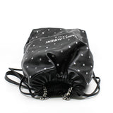 thumbnail black tote with silver stars phw - L'UXE LINK